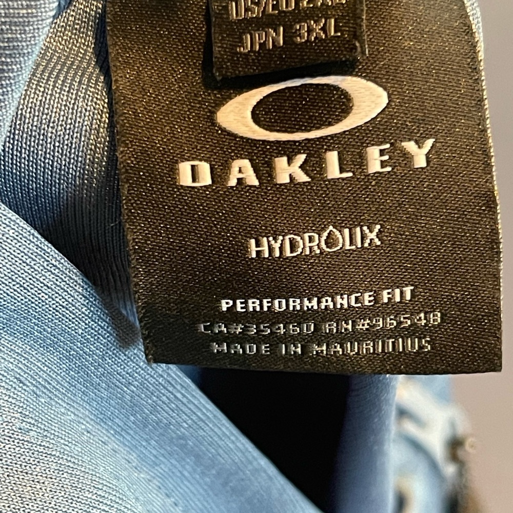 Oakley Hydrolix full zip hoodie mens size 2XL NWOT blue - Picture 6 of 12